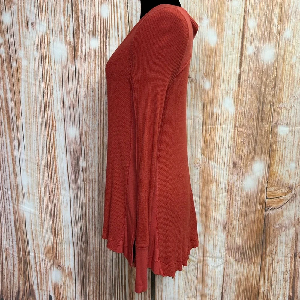 Free People Waffle Thermal Swing‎ Top